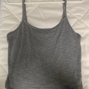 Grey crop top tank top!